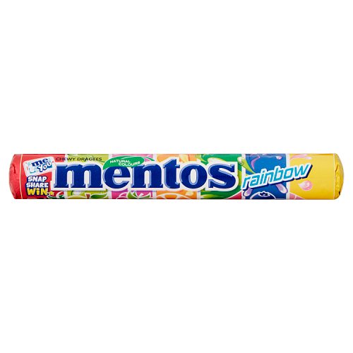 Mentos Rolls Rainbow 38g pack shot