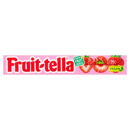 Fruittella Strawberry Vegan 45.3g pack shot