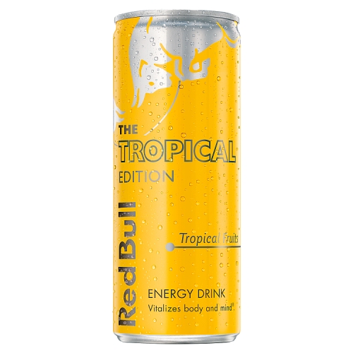 Red Bull Energy Tropical 250ml pack shot