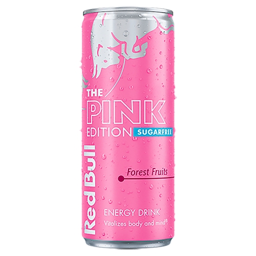 Red Bull Energy S/F Pink Editon 250ml pack shot