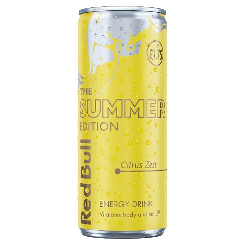 Red Bull Editions Summer Citrus Zest PM £1.75 250ml pack shot
