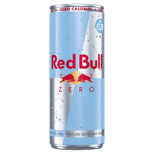 Red Bull Energy Zero PM £1.70 250ml pack shot