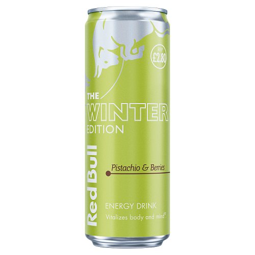 Red Bull Winter 2026 Edition Pistachio & Berries 473ml PMP pack shot