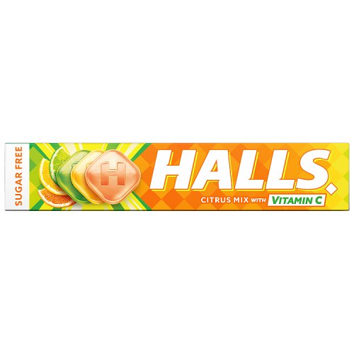 Halls Mentholyptus S/F Citrus Mix 32g pack shot