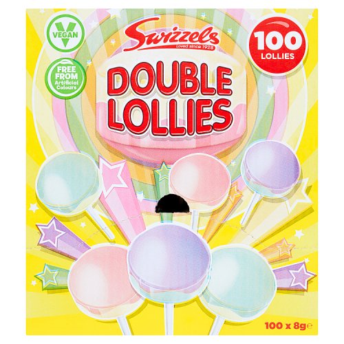Swizzels Double Lollies Dispenser Box 14g pack shot