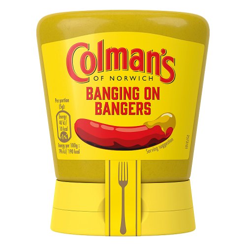 Colmans English Mustard Squeezy 150g pack shot