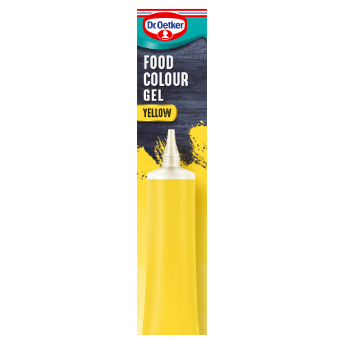 Dr Oetker Colour Gel Yellow 15g pack shot