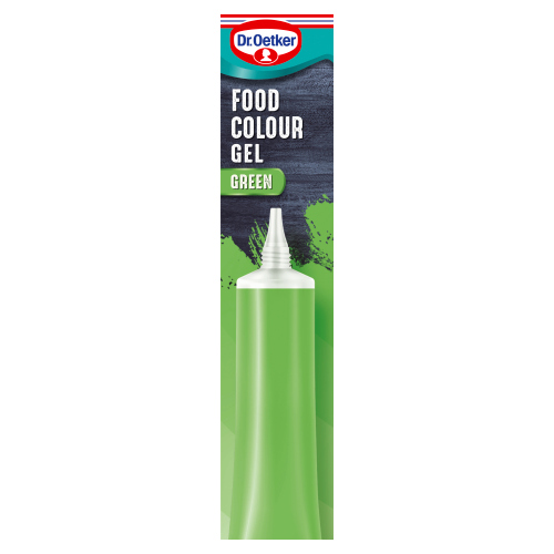 Dr Oetker Colour Gel Green 15g pack shot