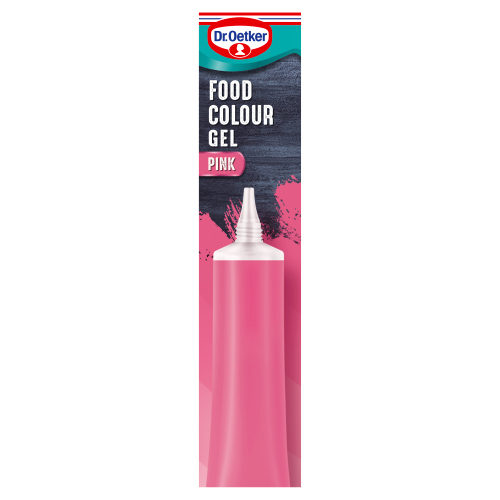 Dr Oetker Colour Gel Pink 15g pack shot