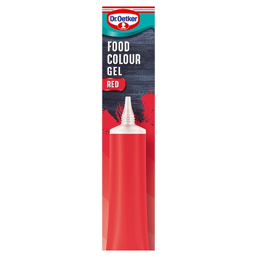 Dr Oetker Colour Gel Red 15g pack shot