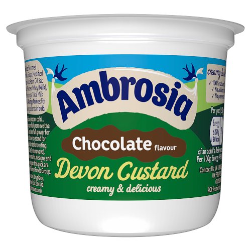 Ambrosia Chocolate Custard Pot 150G pack shot