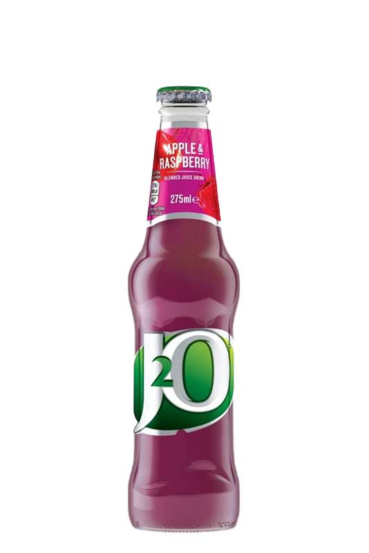 J2O Apple & Raspberry 4pk (4 x 275ml) pack shot