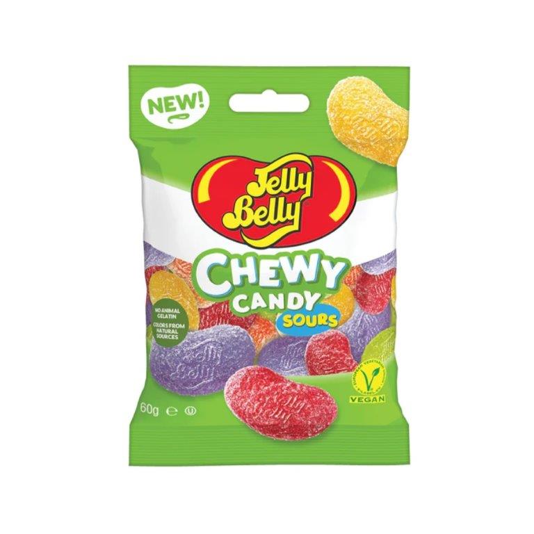 Jelly Belly Sour Assorted Chewy Candy 60g pack shot