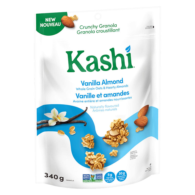 Kashi Vanilla Almond Granola 340g pack shot