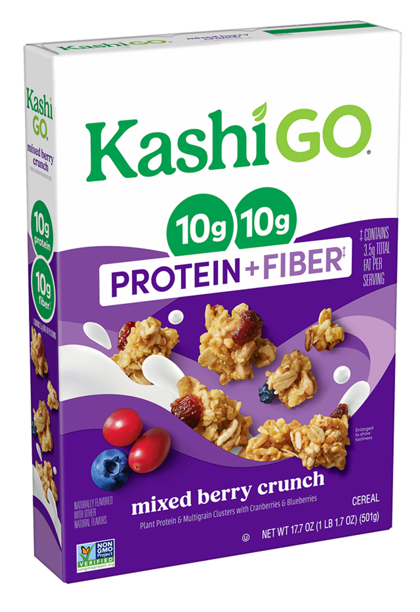 Kashi Go Tstd Brry Crsp Crl 501gmx10 501g pack shot