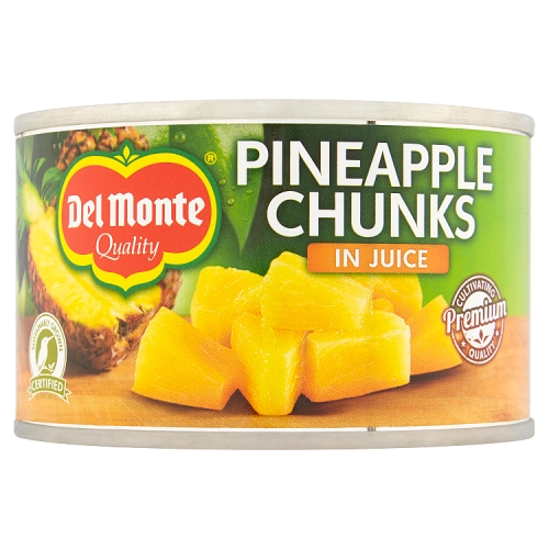 Del Monte Pineapple Chunks in Juice 230g pack shot