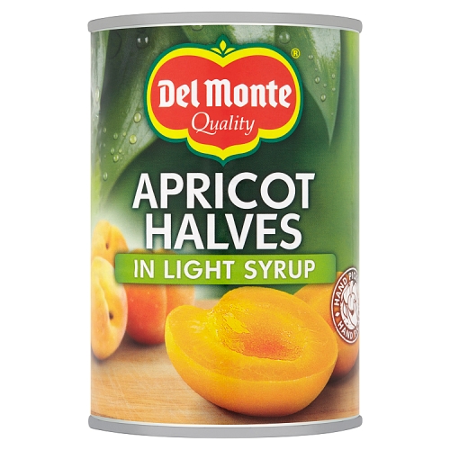 Del Monte Apricot Halves in Syrup 420g pack shot