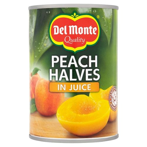 Del Monte Peach Halves in Juice 415g pack shot