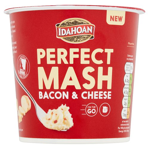 Idahoan Bacon & Cheese Mash Pot 55g pack shot