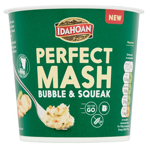 Idahoan Bubble & Squeak Mash Pot 55g pack shot