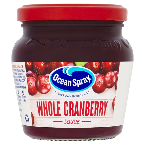 Ocean Spray Whole Cranberry Sauce 200g pack shot