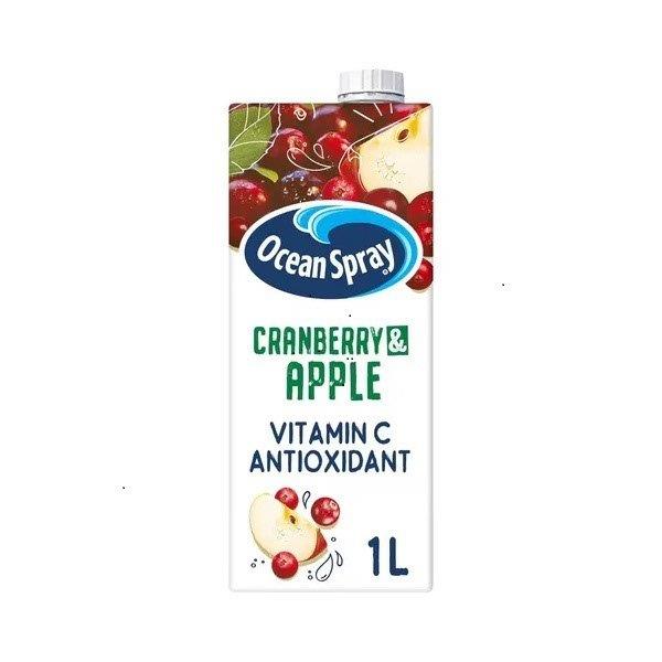 Ocean Spray Cranberry & Apple 1Ltr pack shot