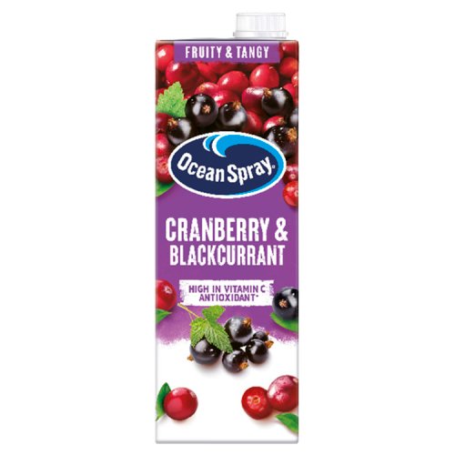 Ocean Spray Cranberry & Raspberry 1Ltr pack shot
