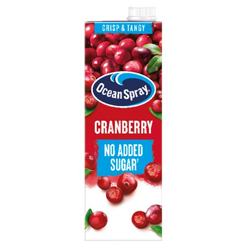 Ocean Spray Cranberry NAS 1Ltr pack shot