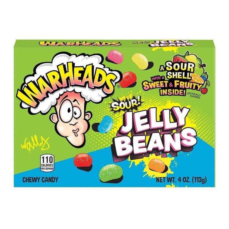 Warheads Jelly Beans Theatre Box 113g pack shot