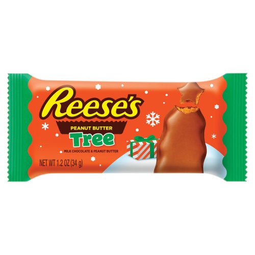 Reeses Peanut Butter Trees Milk Chocolate 34g pack shot