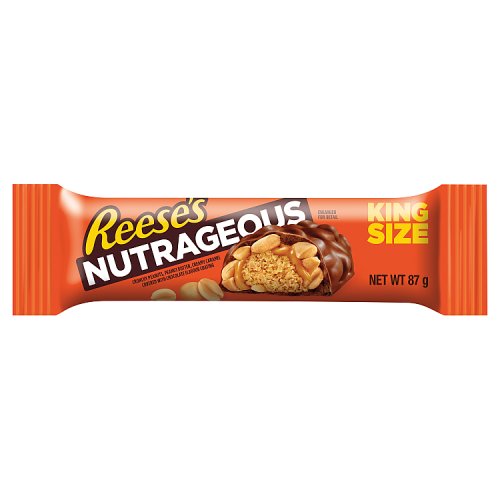 Reeses Nutrageous Bar King Size 87g pack shot