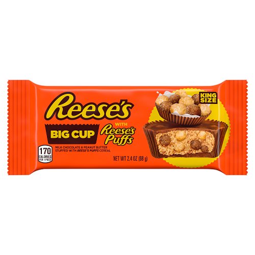 Reeses Big Cup Puffs 98g pack shot