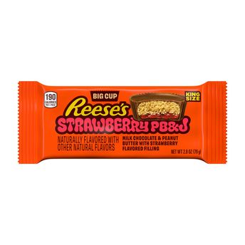 USA Reeses PB&J Strawberry Big Cup 16pk (16 x 79g) pack shot