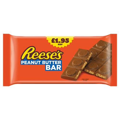Reeses Milk Chocolate Block PM £1.95 90g pack shot