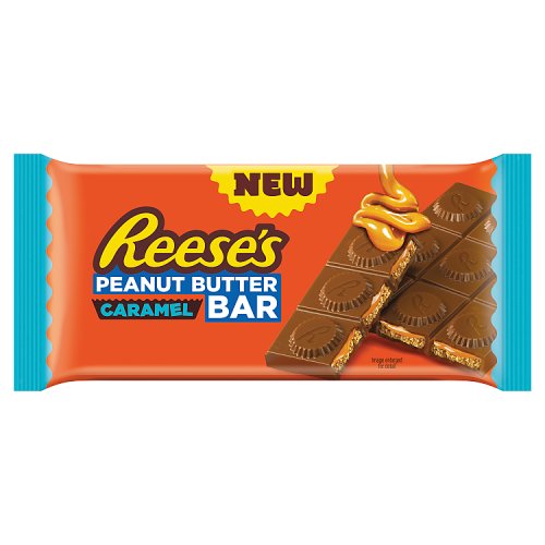 Reeses Peanut Butter Caramel Block 92g pack shot