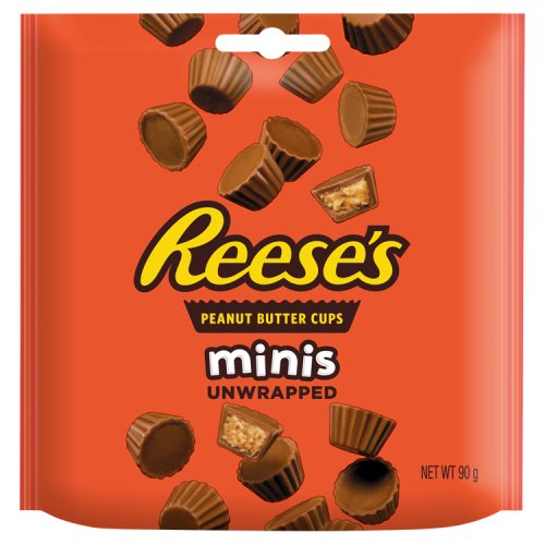 Reeses Peanut Butter Cups Minis Pouch 90g pack shot