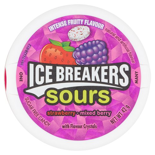 Hersheys Ice Breakers Berry Sours 42g pack shot