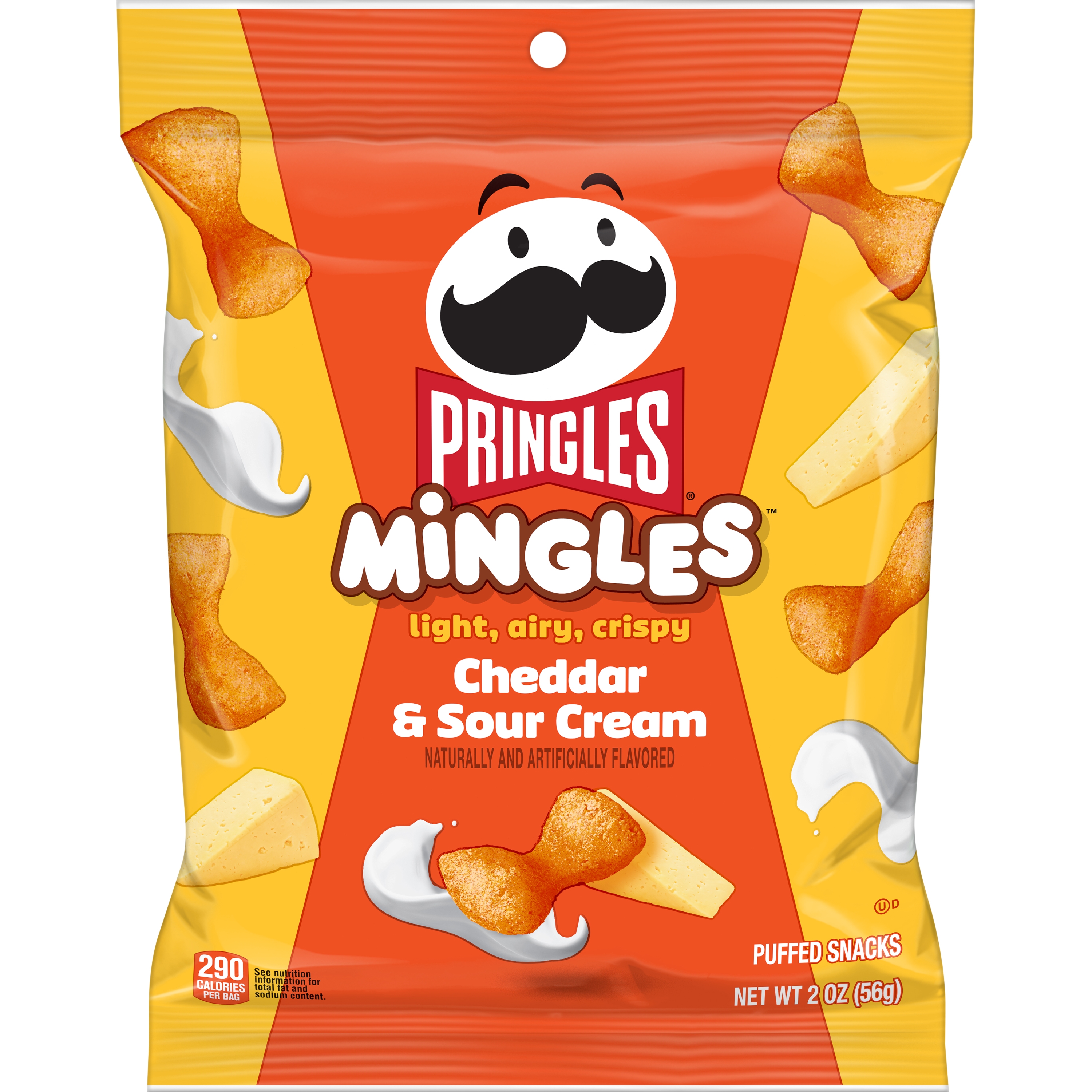Pringles Mingles Cheddar & Sour Cream 155g pack shot