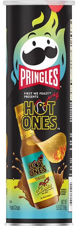 Pringles Hot Ones Verde 156g pack shot