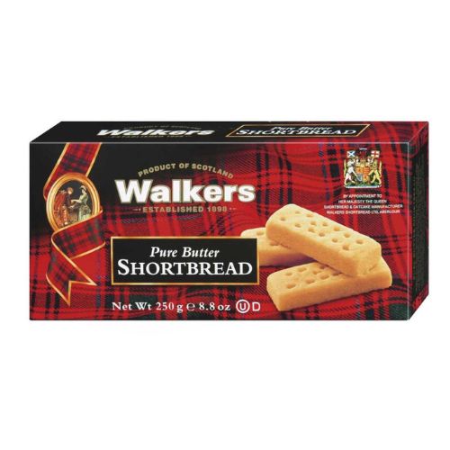 Walkers Shortbread Fingers 250g pack shot