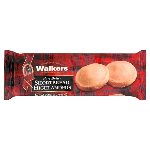 Walkers Shortbread Highlanders 200g pack shot