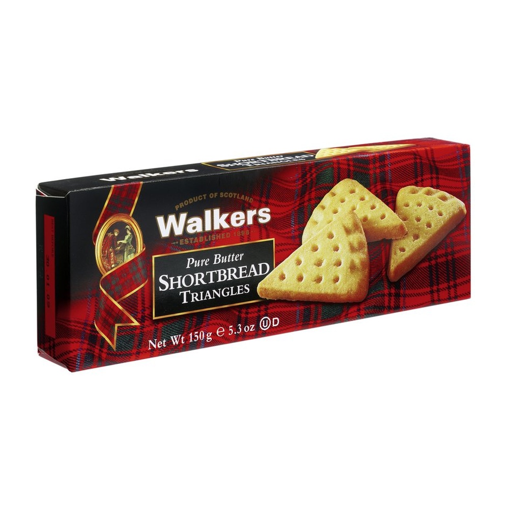 Walkers Shortbread Triangles 150g pack shot