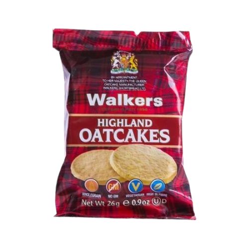 Walkers Highland Oatcakes 3s 26g pack shot