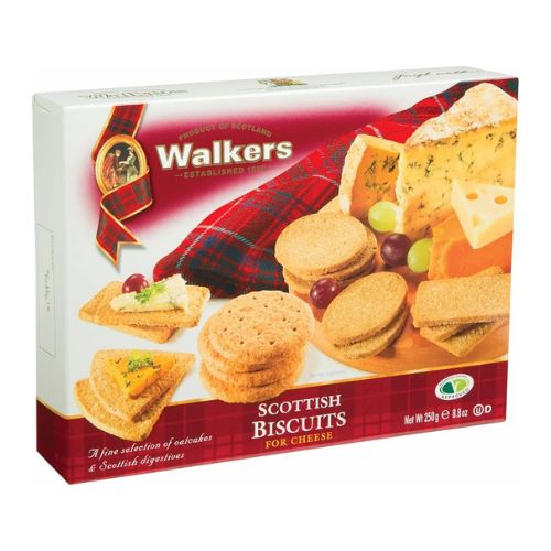 Walkers Oat Biscuits For Cheese 250g pack shot
