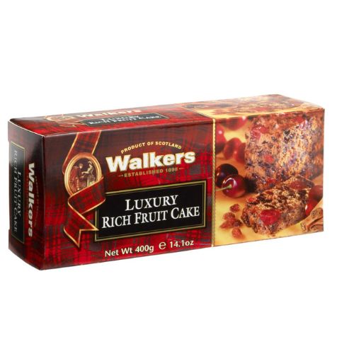 Walkers Rich Fruit Slab Cake 400g pack shot