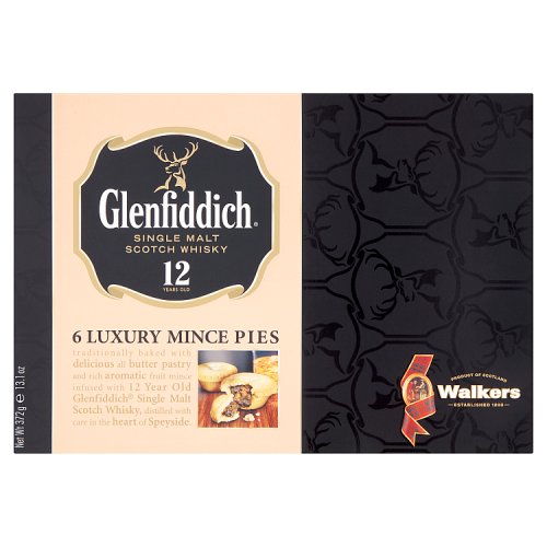 Walkers Luxury Glenfiddich Mince Pies 375g pack shot