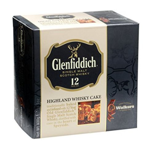 Walkers Glenfiddich Whisky Cake 400g pack shot