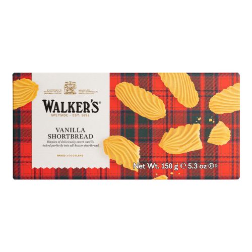Walkers Vanilla Shortbread 150g pack shot