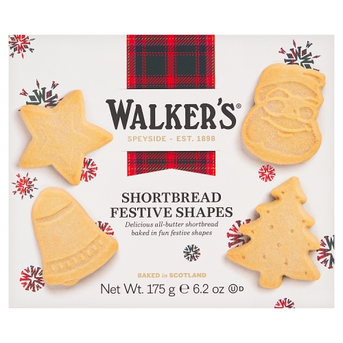 Walkers Festive Shapes Carton 175g pack shot