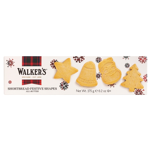 Walkers Festive Shapes Carton 175g pack shot